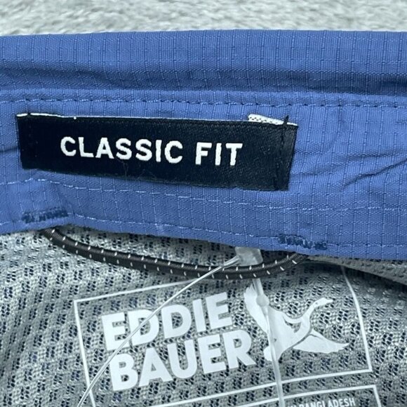 Eddie Bauer Mountain Ripstop Womens Long Sleeve Top Classic Fit Blue L d0552 - Picture 3 of 10